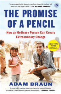 Book cover - The Promise of a Pencil by Adam Braun